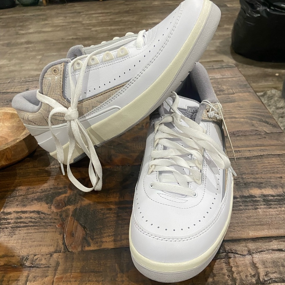 Nike White and Gray Athletic Shoes